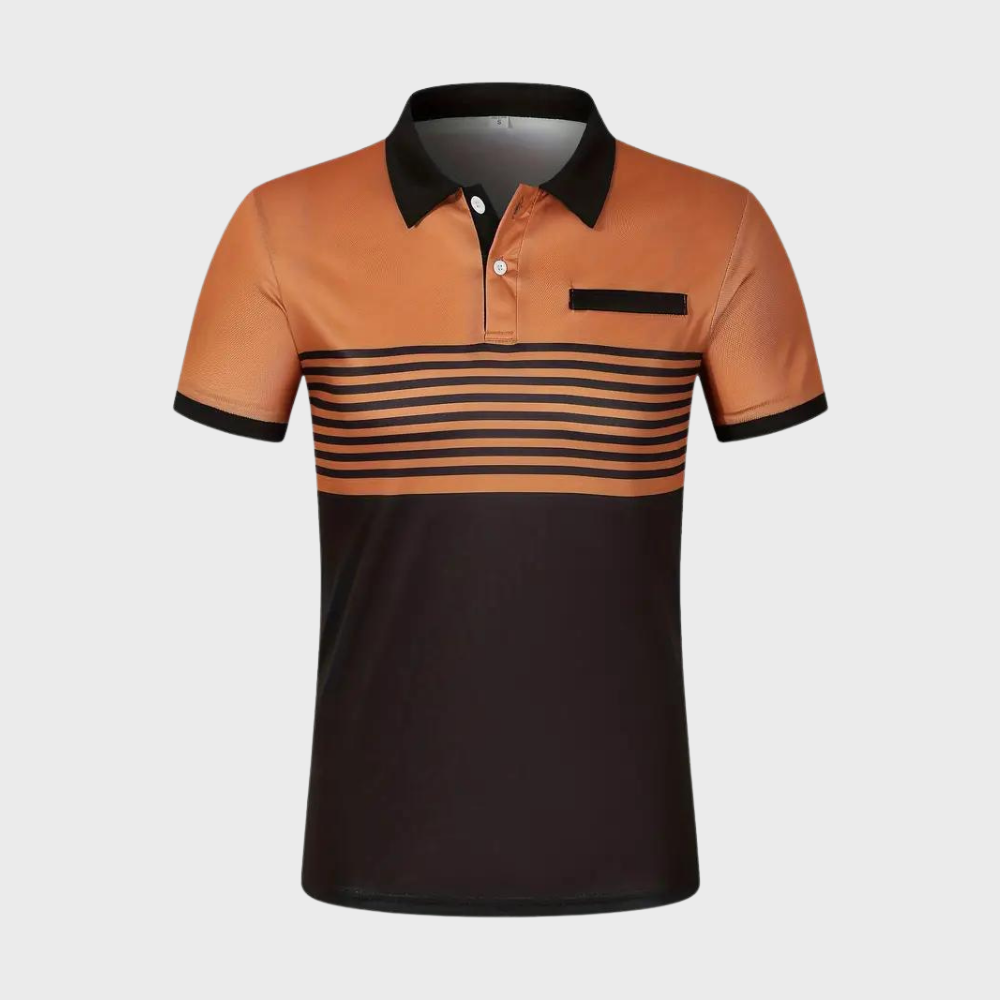Alarik - Color Block Poloshirt - Modern - Heren