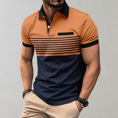 Alarik - Color Block Poloshirt - Modern - Heren
