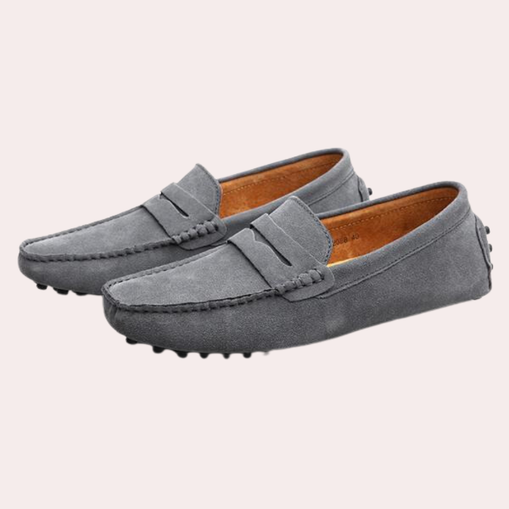 Mocassins en daim pour hommes - Confortable