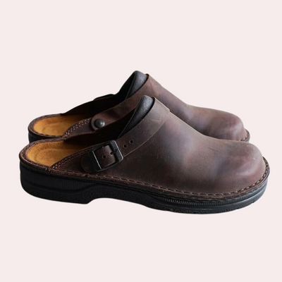 Chaussons pour hommes - Similicuir confortable - Sangle réglable - Design tendance