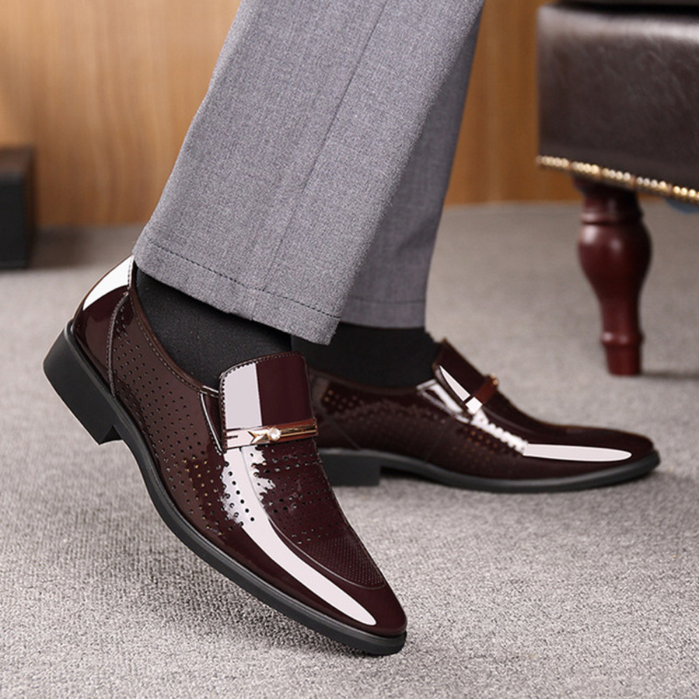 Chaussures pour hommes - Chaussures d'affaires de luxe - Cuir de haute qualité