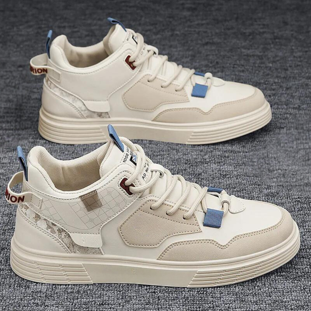 Baskets pour hommes - Cuir de haute qualité - Respirant et élégant