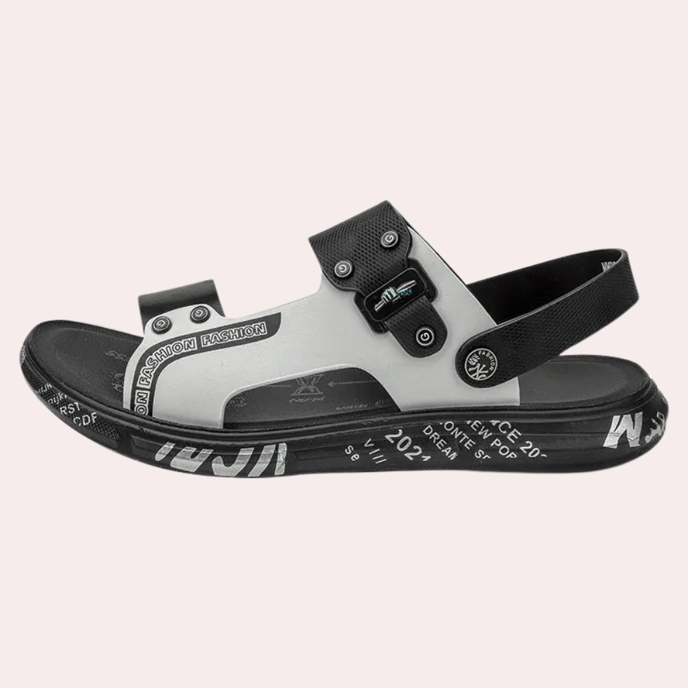 Sandales pour hommes en cuir - Confort de luxe - Ajustement léger
