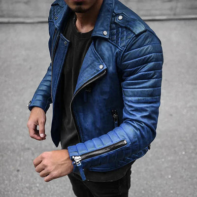 Alphonse – Veste En Cuir De Haute Qualité Pour Hommes, Durable Et Élégante