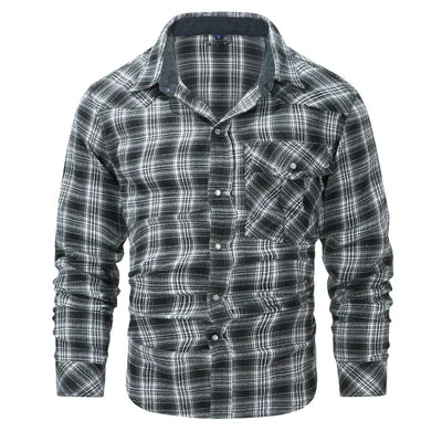 Janos - Chemise à carreaux rétro - Élégant - Hommes