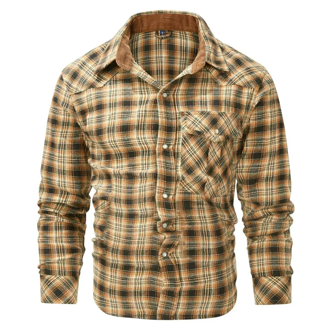 Janos - Chemise à carreaux rétro - Élégant - Hommes