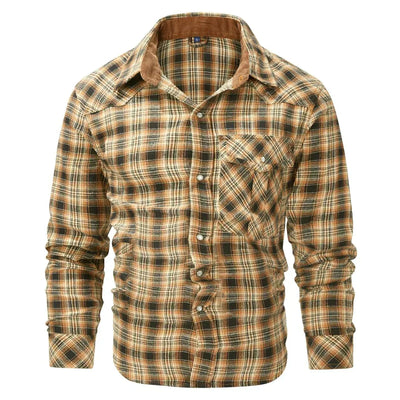 Janos - Chemise à carreaux rétro - Élégant - Hommes