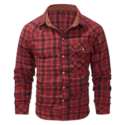 Janos - Chemise à carreaux rétro - Élégant - Hommes