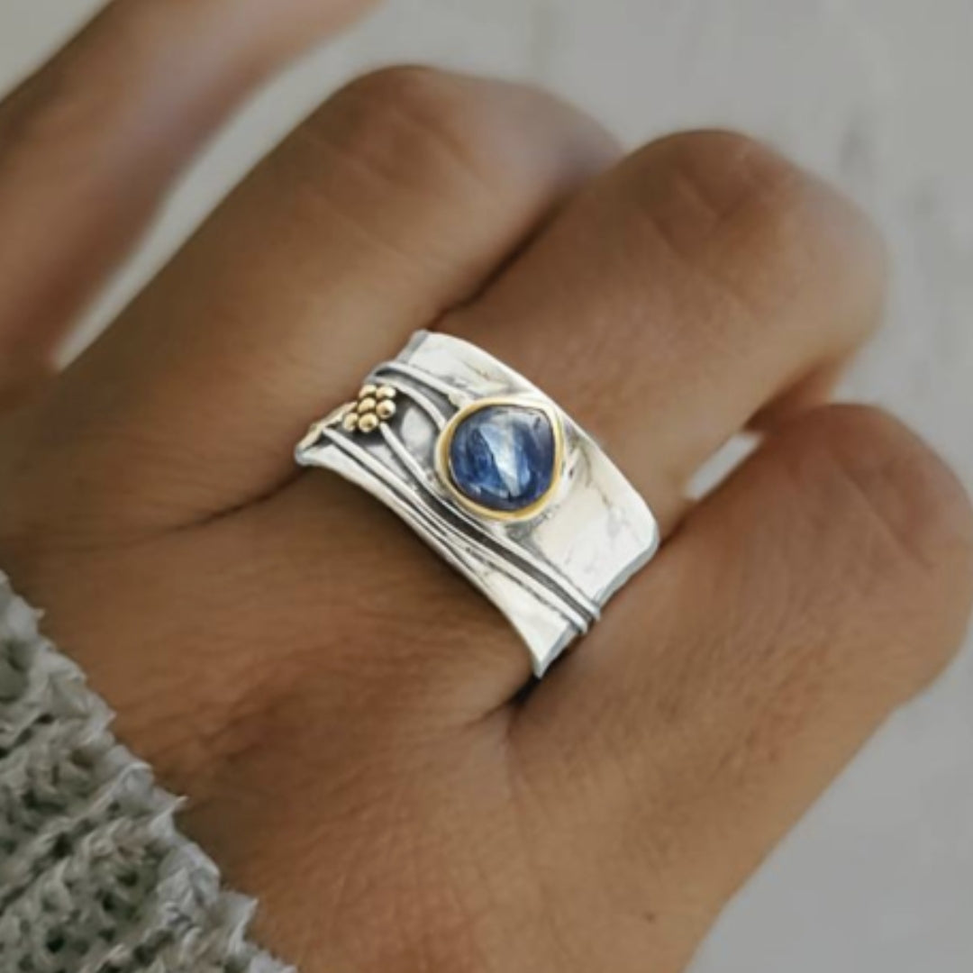 Bague de Méditation en Gemmes Bohémiennes