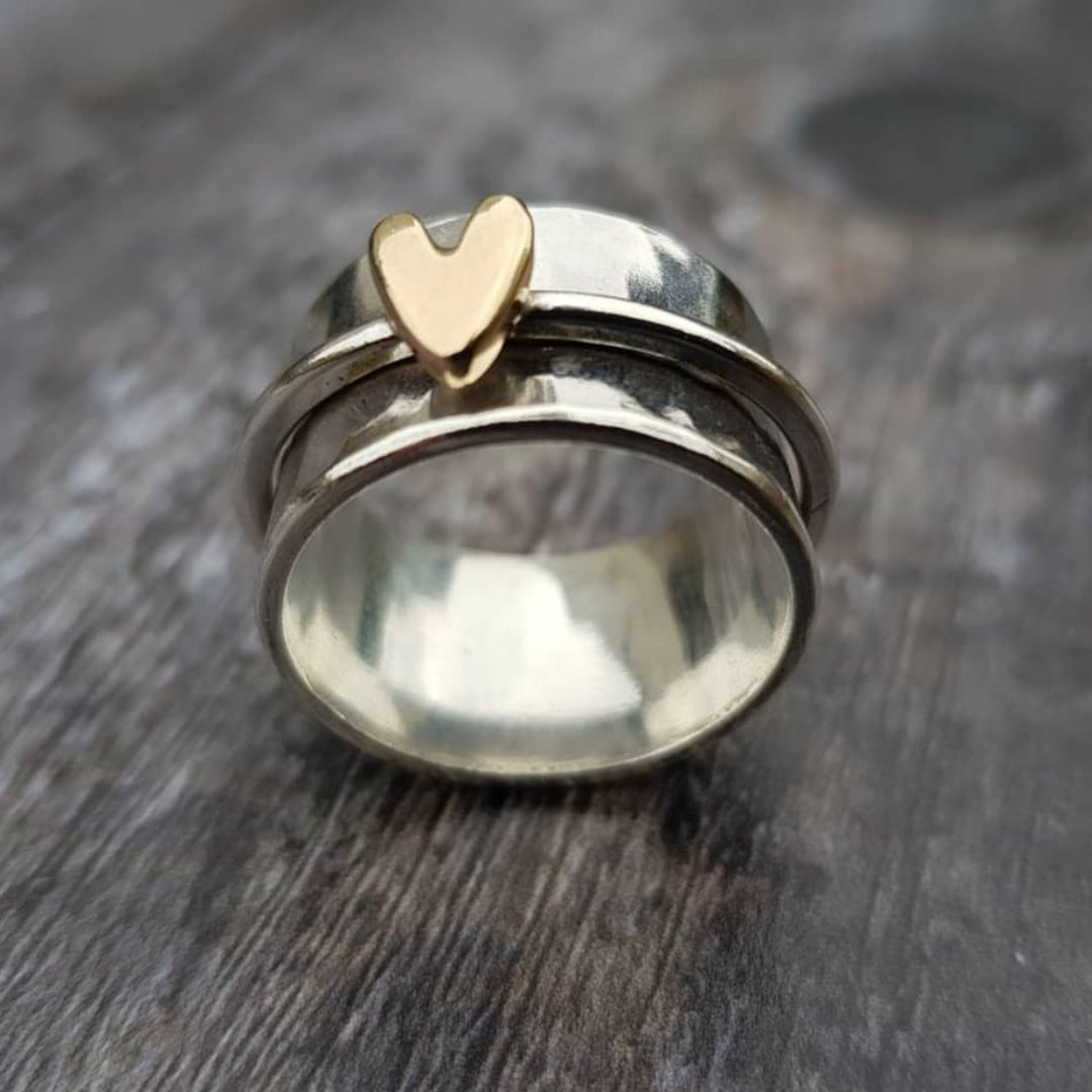 Mely - Bague en argent Guldhjärtat