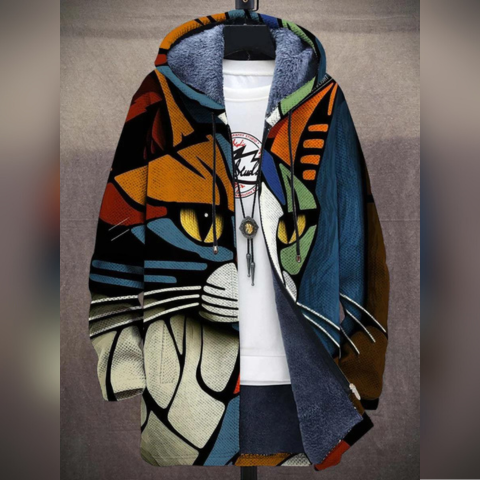Luna - Cardigan chat automne femme