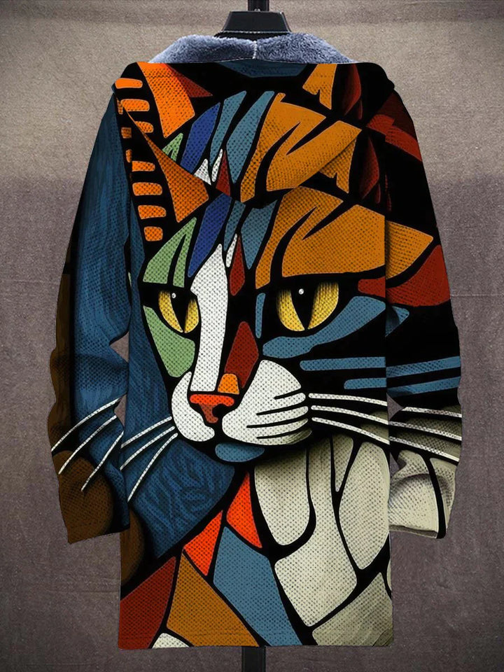 Luna - Cardigan chat automne femme