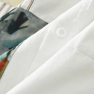 Fabian - Chemise à patchwork décontractée - Élégant - Hommes