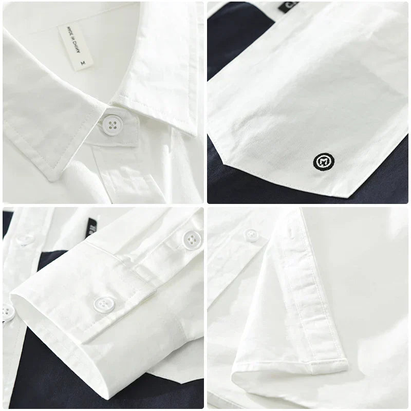 Khim - Chemise Patchwork - Moderne - Hommes