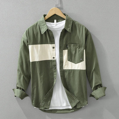 Khim - Chemise Patchwork - Moderne - Hommes