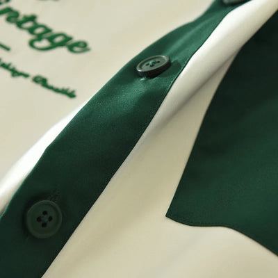 Vaughn - Chemise en patchwork décontractée - Élégant - Hommes