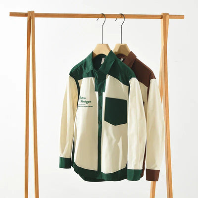 Vaughn - Chemise en patchwork décontractée - Élégant - Hommes