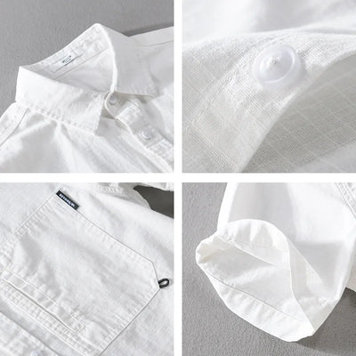 Derk - Chemise d'été unie - Décontractée - Hommes
