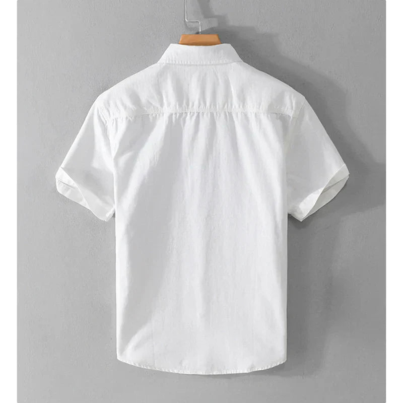 Derk - Chemise d'été unie - Décontractée - Hommes