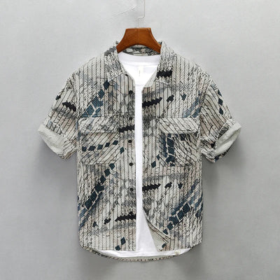 Hank - Chemise Imprimée Unique - Élégant - Hommes