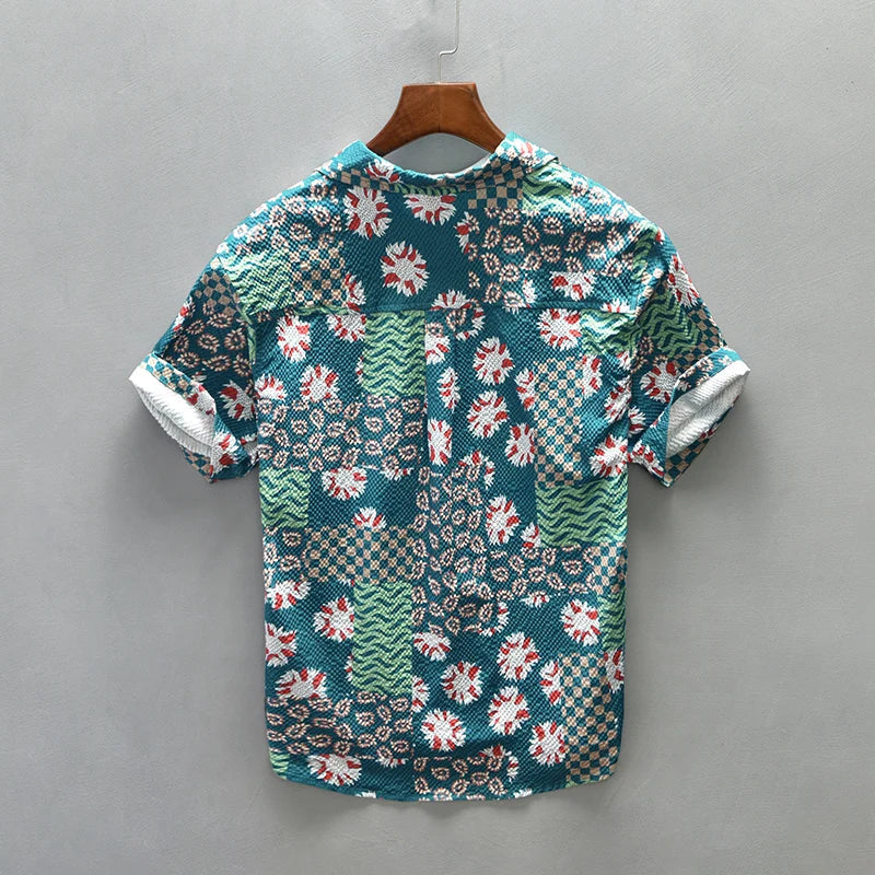 Forrest - Chemise décontractée imprimée - Coupe ample - Hommes
