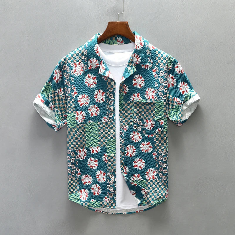 Forrest - Chemise décontractée imprimée - Coupe ample - Hommes