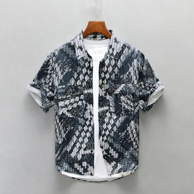 Hank - Chemise Imprimée Unique - Élégant - Hommes