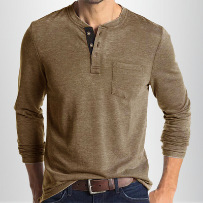 Hugo - T-shirt automne fluide homme