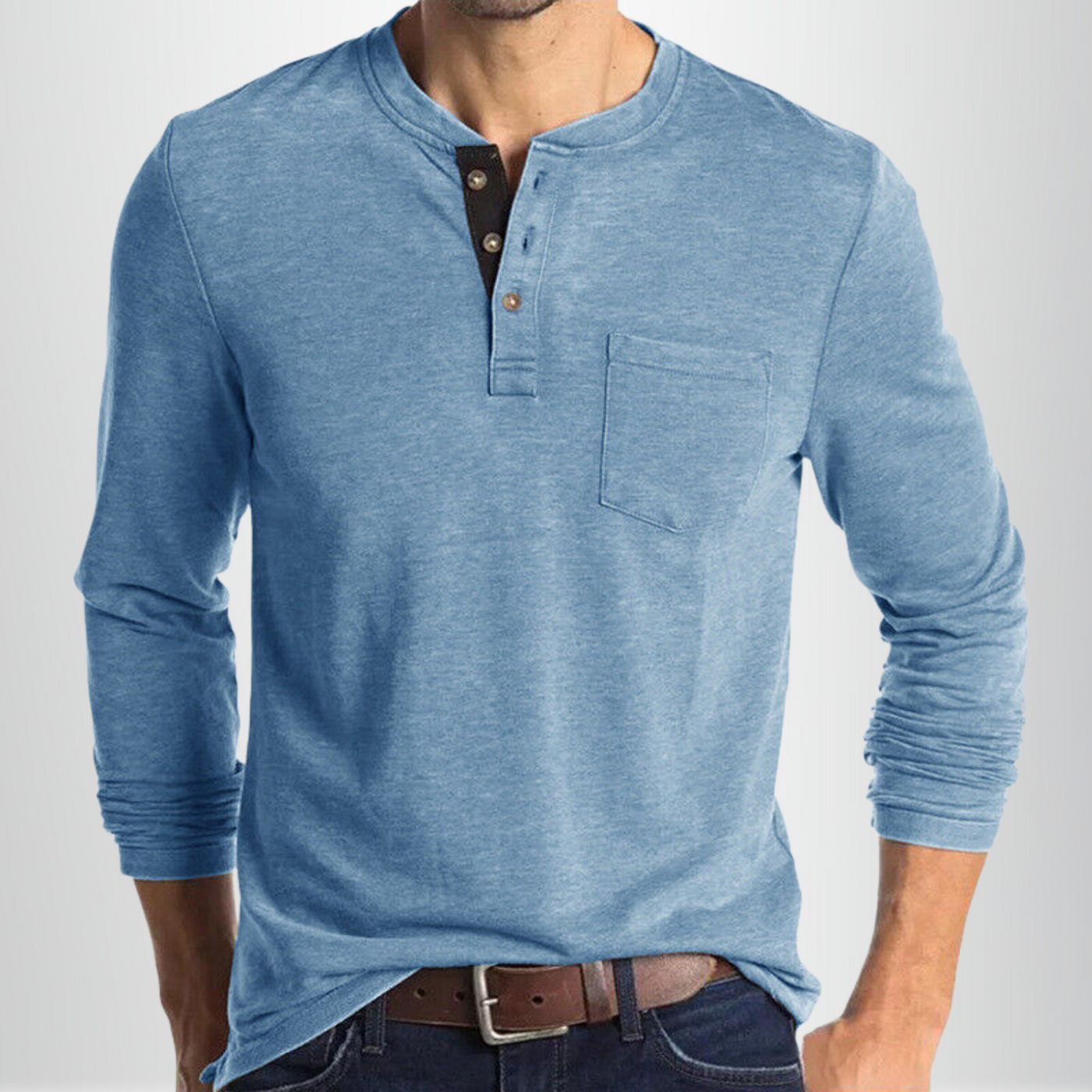 Hugo - T-shirt automne fluide homme