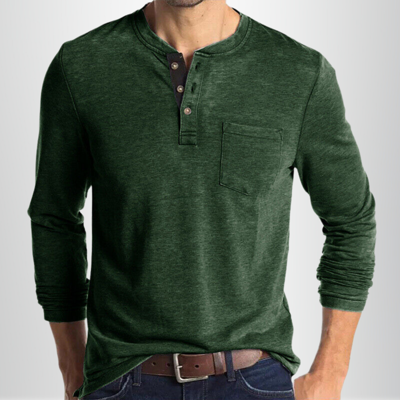 Hugo - T-shirt automne fluide homme