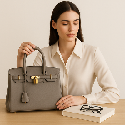 Élodie – Sac à Main en Cuir Véritable