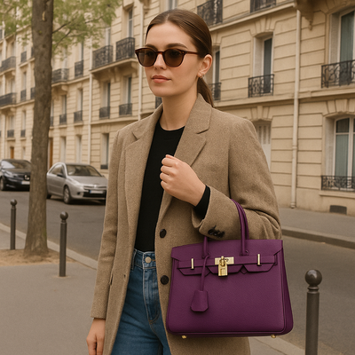 Élodie – Sac à Main en Cuir Véritable