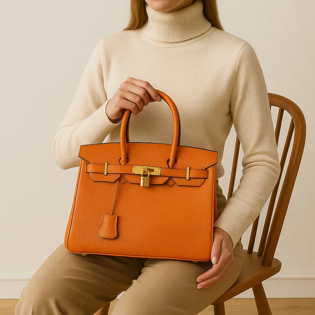 Élodie – Sac à Main en Cuir Véritable
