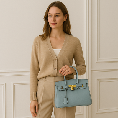 Élodie – Sac à Main en Cuir Véritable