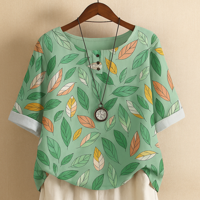 Lina - Blouse pour dames imprimée - Confortable
