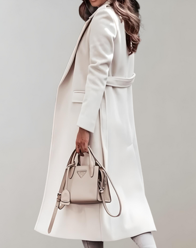 Hélène – Manteau Oversize Élégant Avec Ceinture Pour Une Allure Sophistiquée
