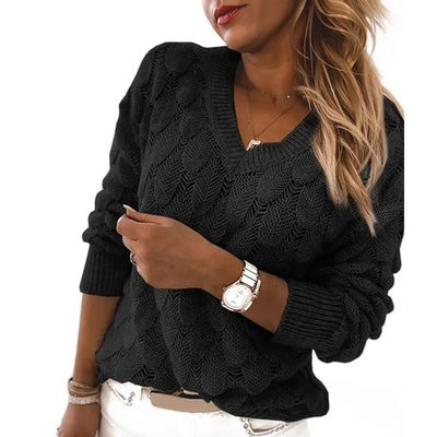 Lena | Pull à col en V