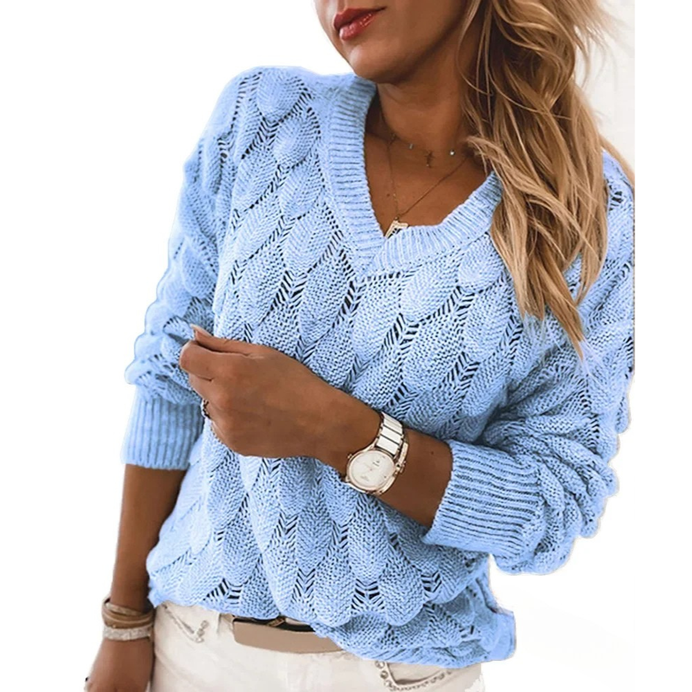 Lena | Pull à col en V