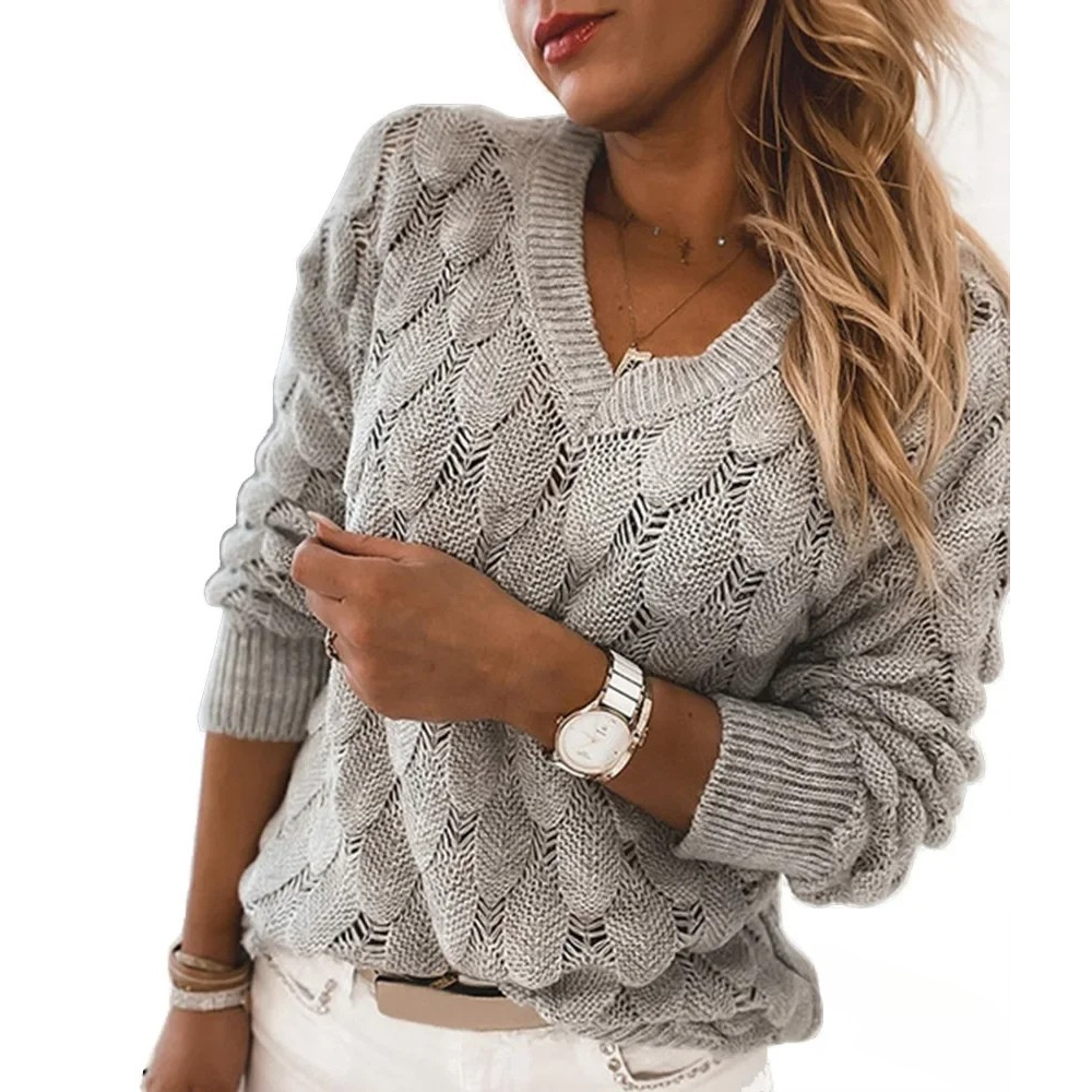 Lena | Pull à col en V