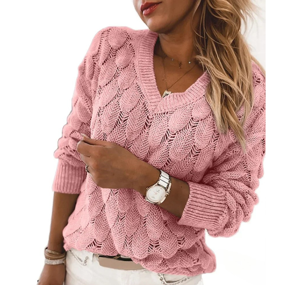 Lena | Pull à col en V