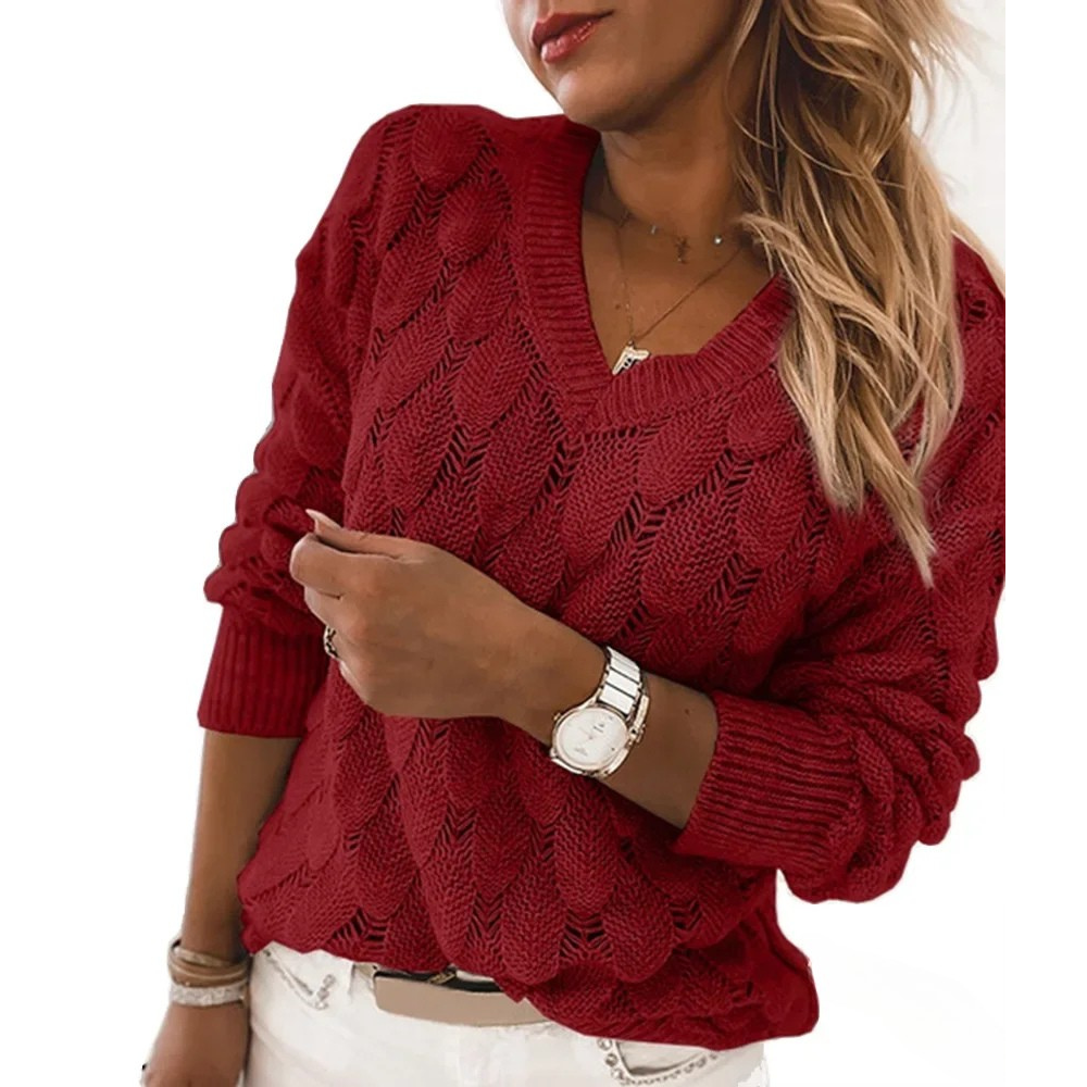 Lena | Pull à col en V