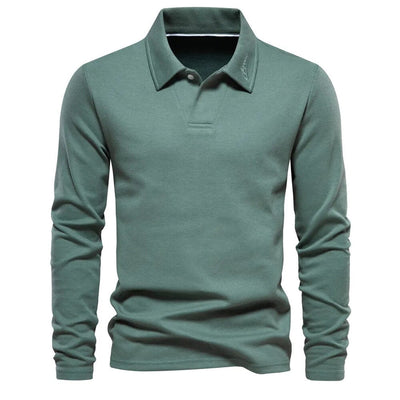 Karsten - Polo à Manches Longues - Style Intemporel - Hommes