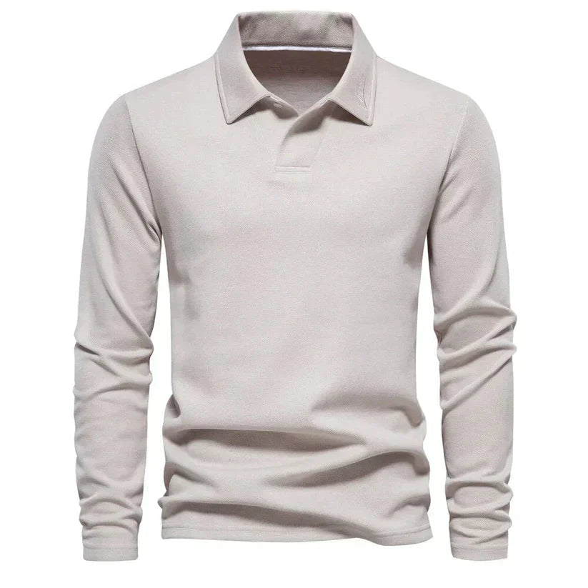 Karsten - Polo à Manches Longues - Style Intemporel - Hommes