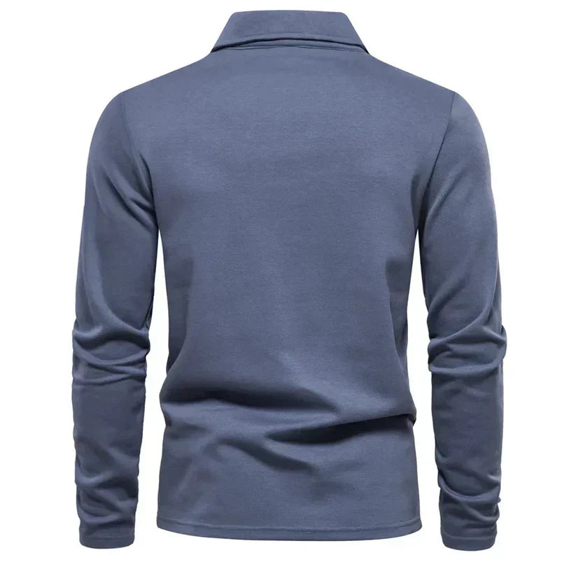 Karsten - Polo à Manches Longues - Style Intemporel - Hommes