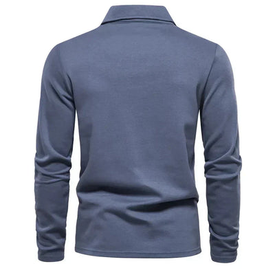 Karsten - Polo à Manches Longues - Style Intemporel - Hommes