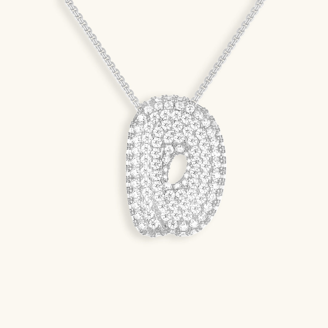 Collier Initiale Diamant – Bubble
