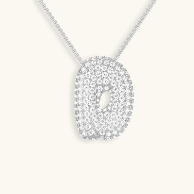 Collier Initiale Diamant – Bubble