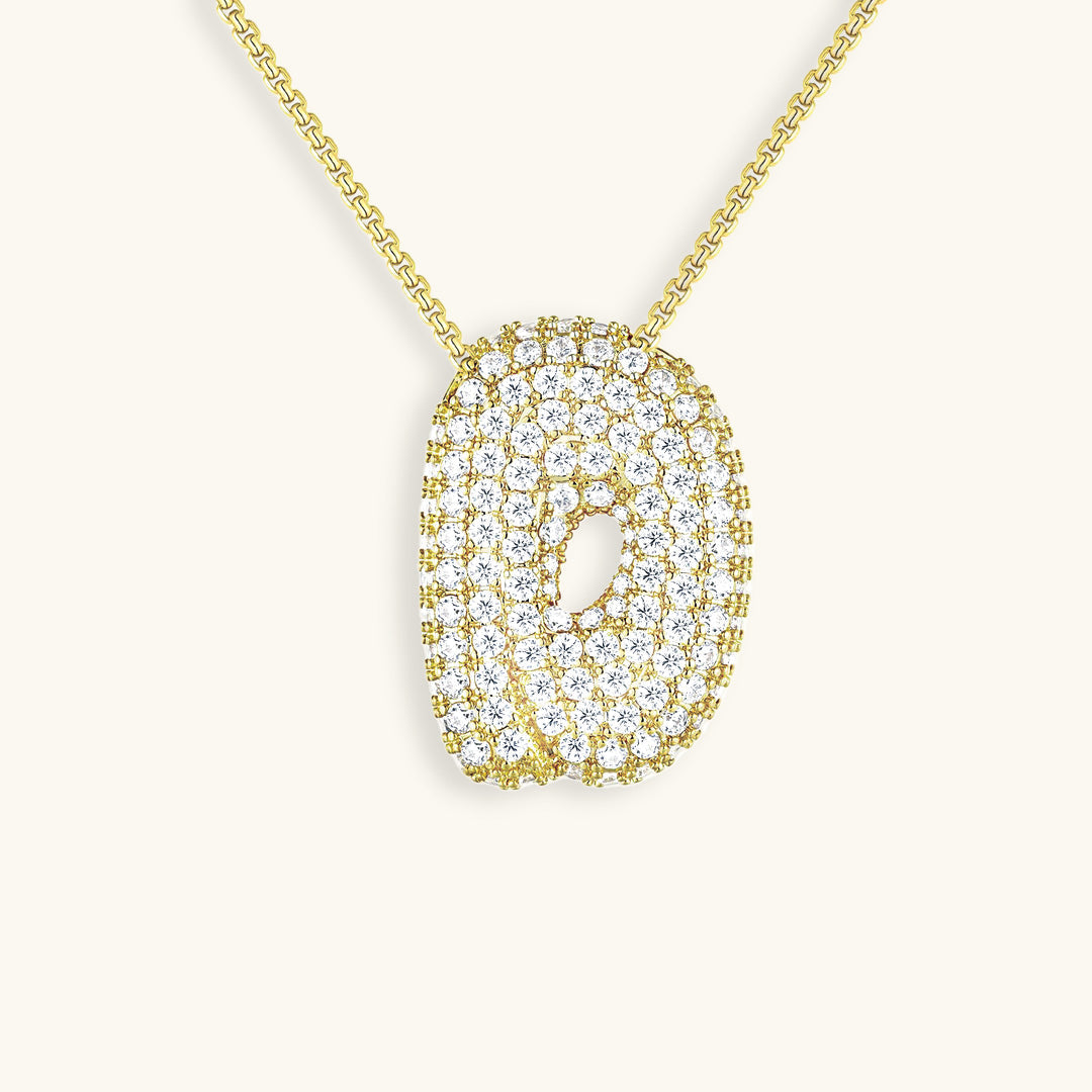 Collier Initiale Diamant – Bubble