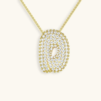 Collier Initiale Diamant – Bubble