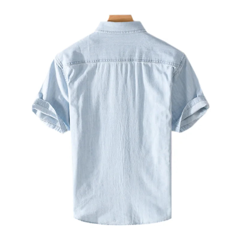 Gerolf - Chemise en denim - Décontractée - Hommes